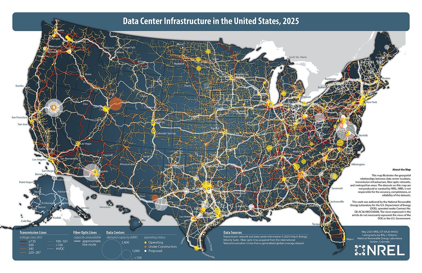 Data center infrastructure in the United States