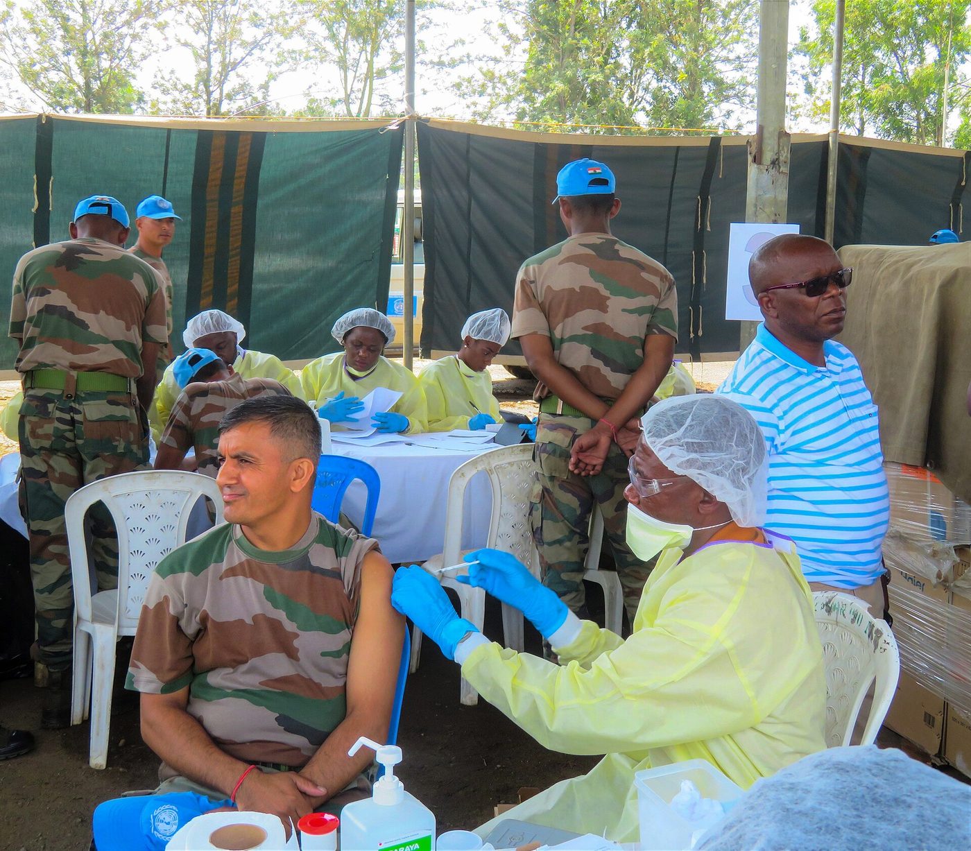 Illustrative 2019 Ebola vaccination in Pinga, North Kivu, not the Tumaini trial