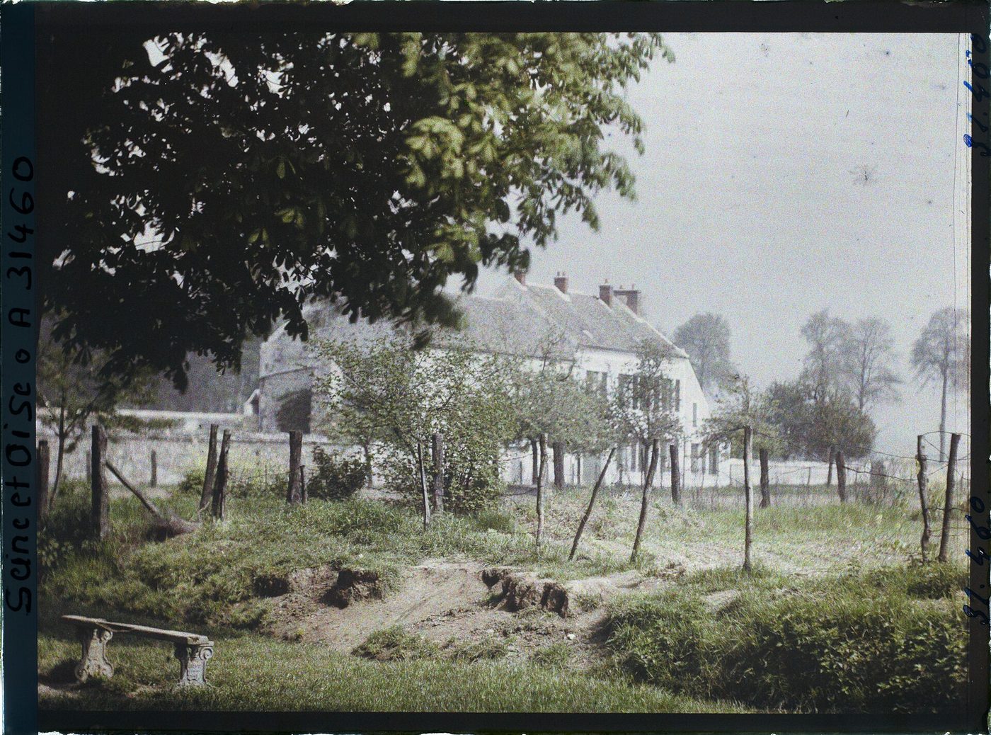 A landscape near Trappes in France