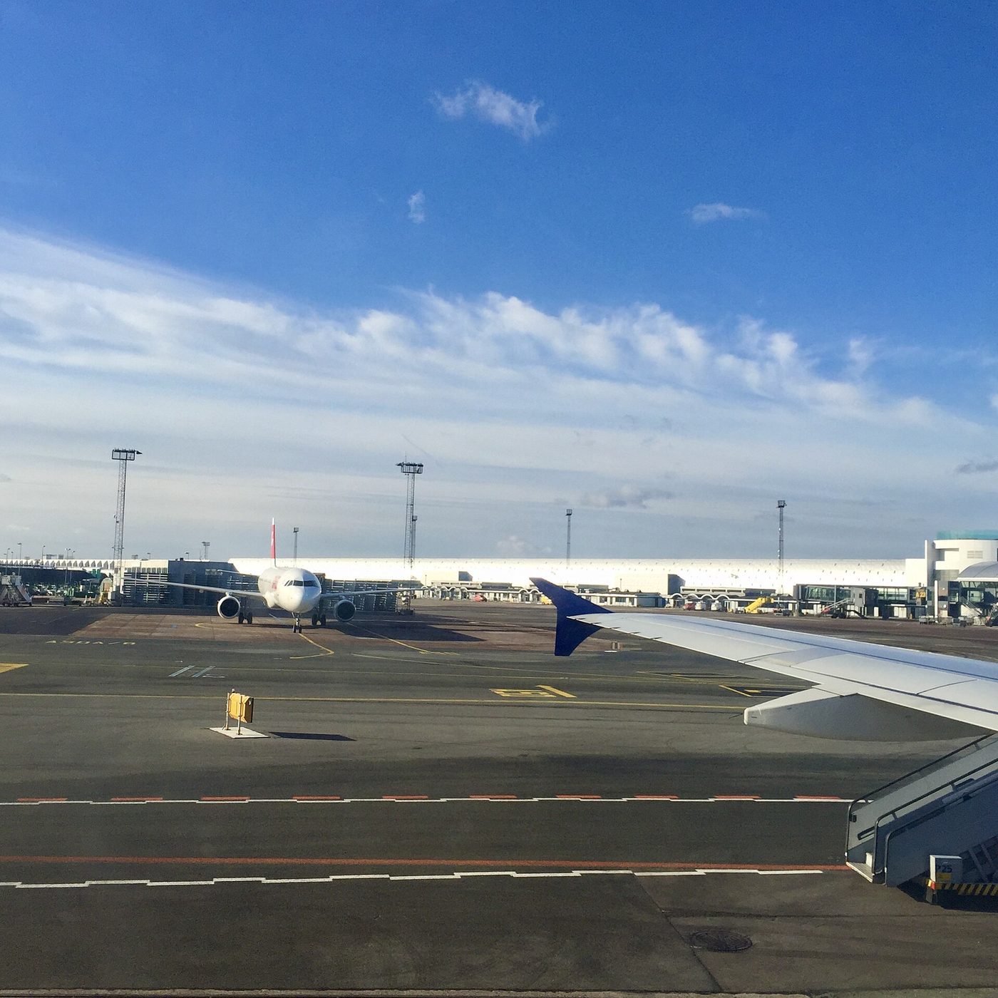 Exterior view of Copenhagen Airport at Kastrup