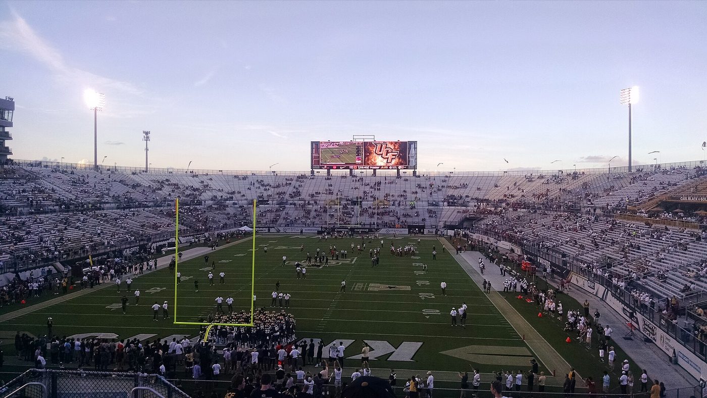 UCF football stadium before a game