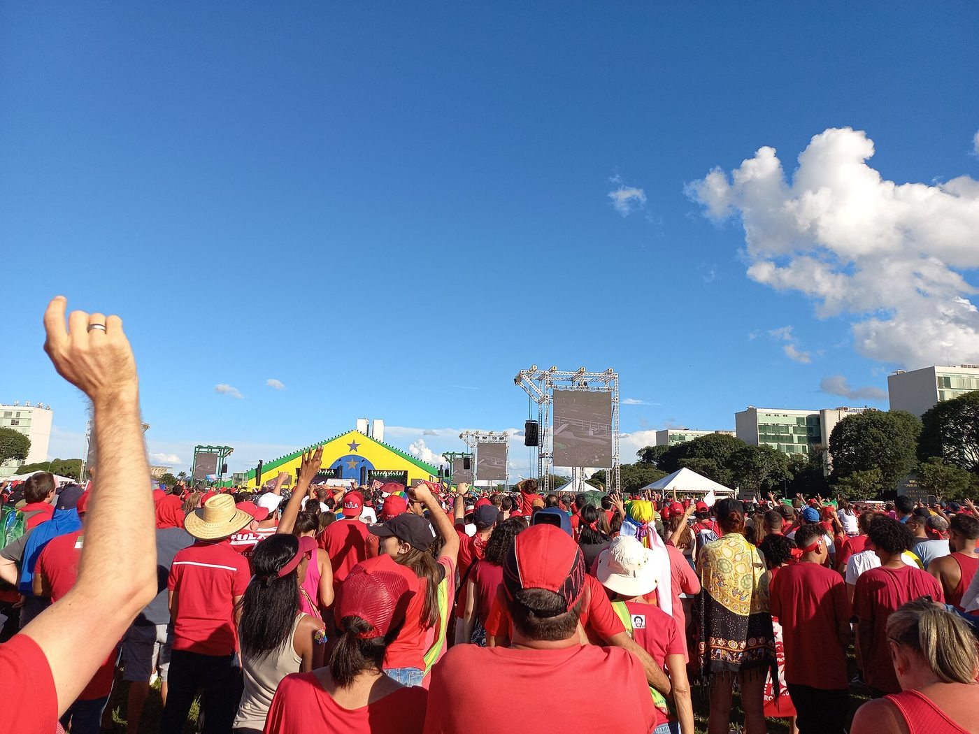 Luiz Inácio Lula da Silva at his 2023 inauguration ceremony in Brasília