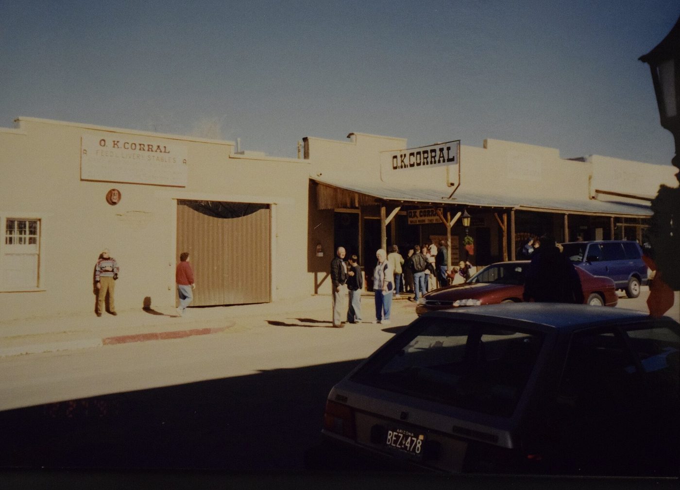 Tourist-era O.K. Corral site on East Allen Street in Tombstone