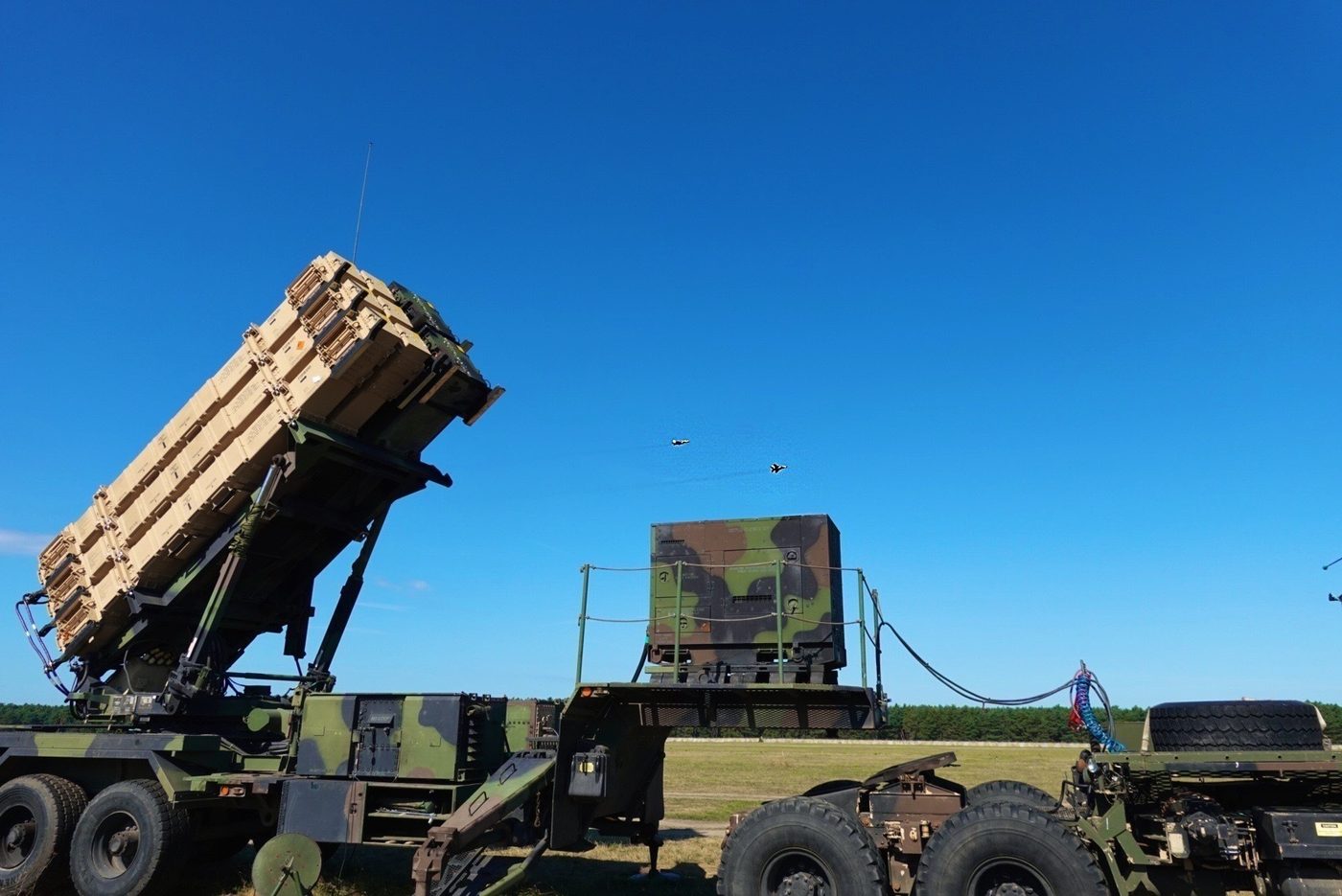 US Patriot air-defense battery during a NATO transfer of authority exercise