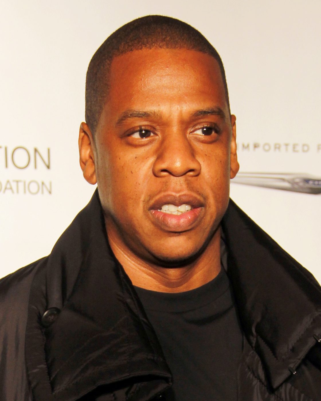 Jay-Z performing on stage