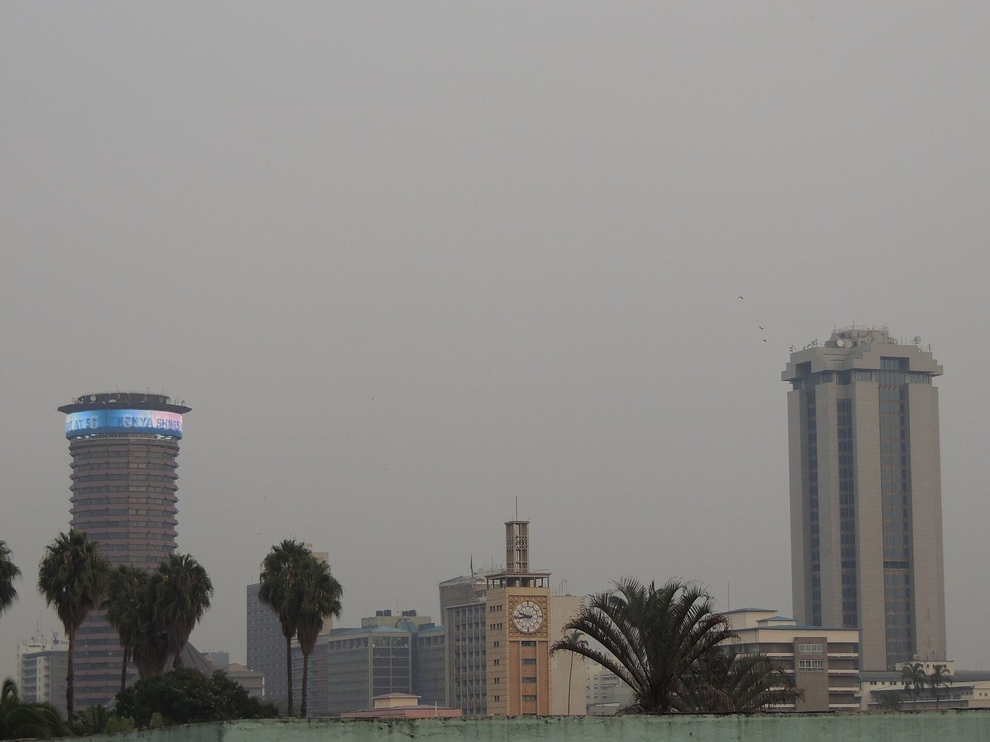 Nairobi skyline from Uhuru Park