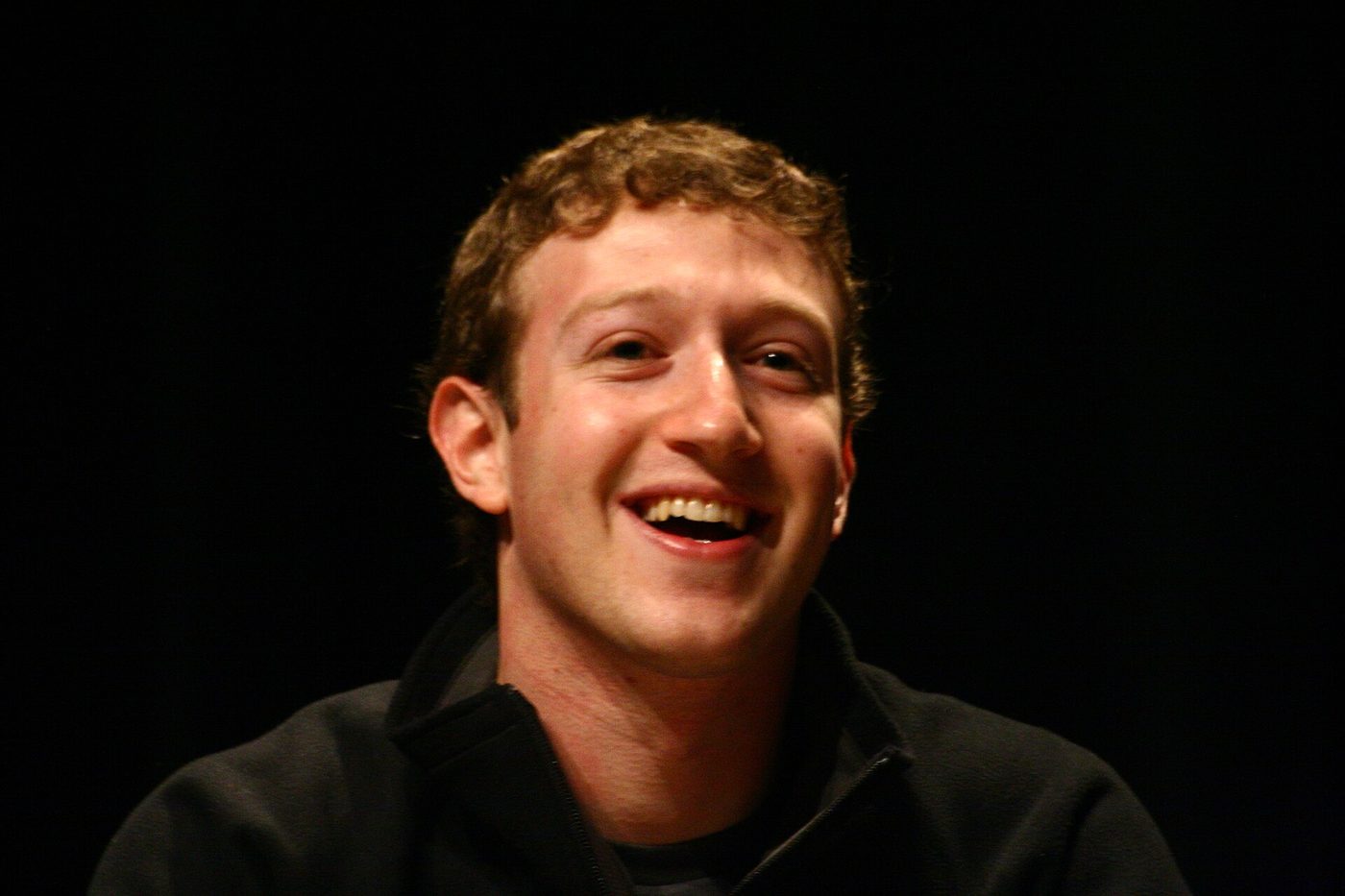 Mark Zuckerberg speaking at a conference