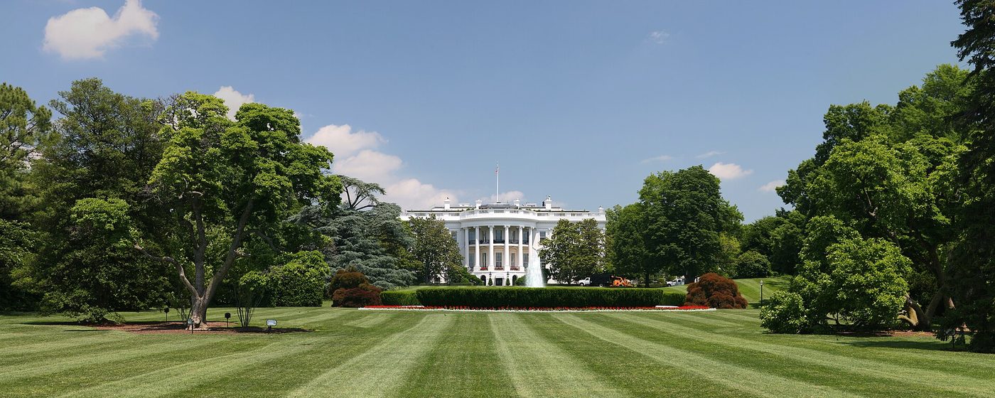 Lawn in front of the White House