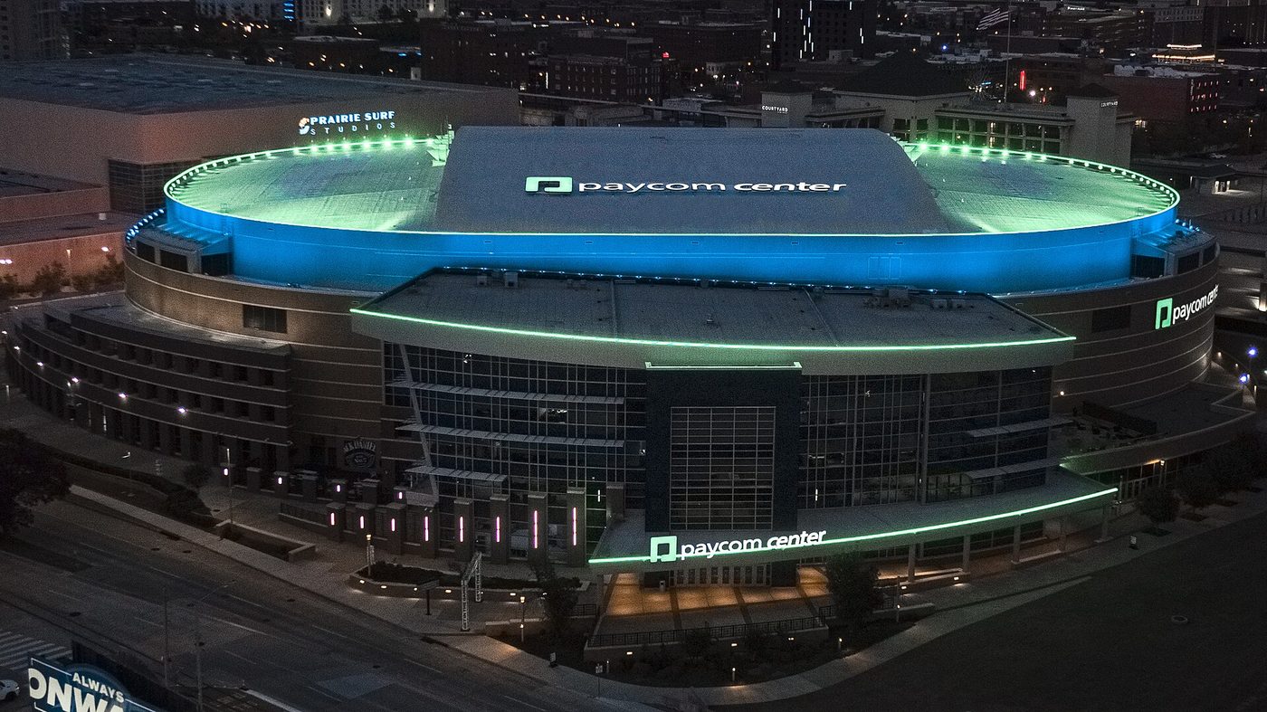 Paycom Center arena in Oklahoma City