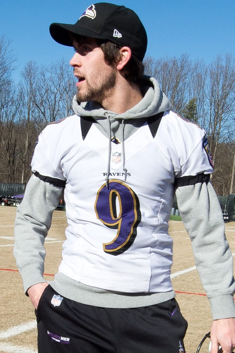 Baltimore Ravens kicker Justin Tucker in January 2013