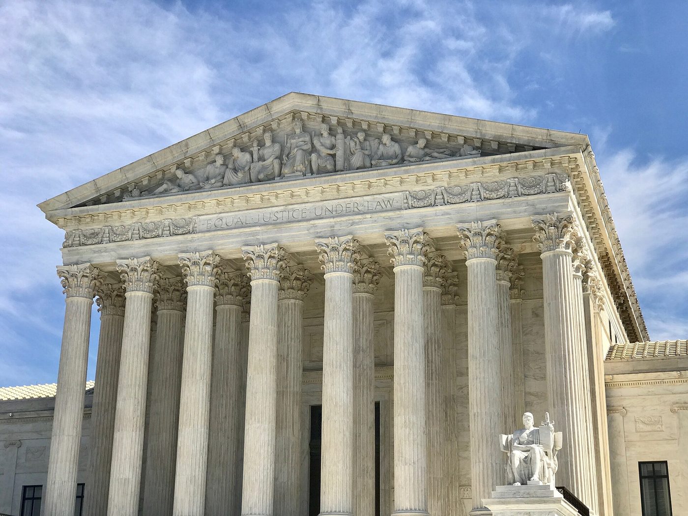 Exterior of the US Supreme Court building