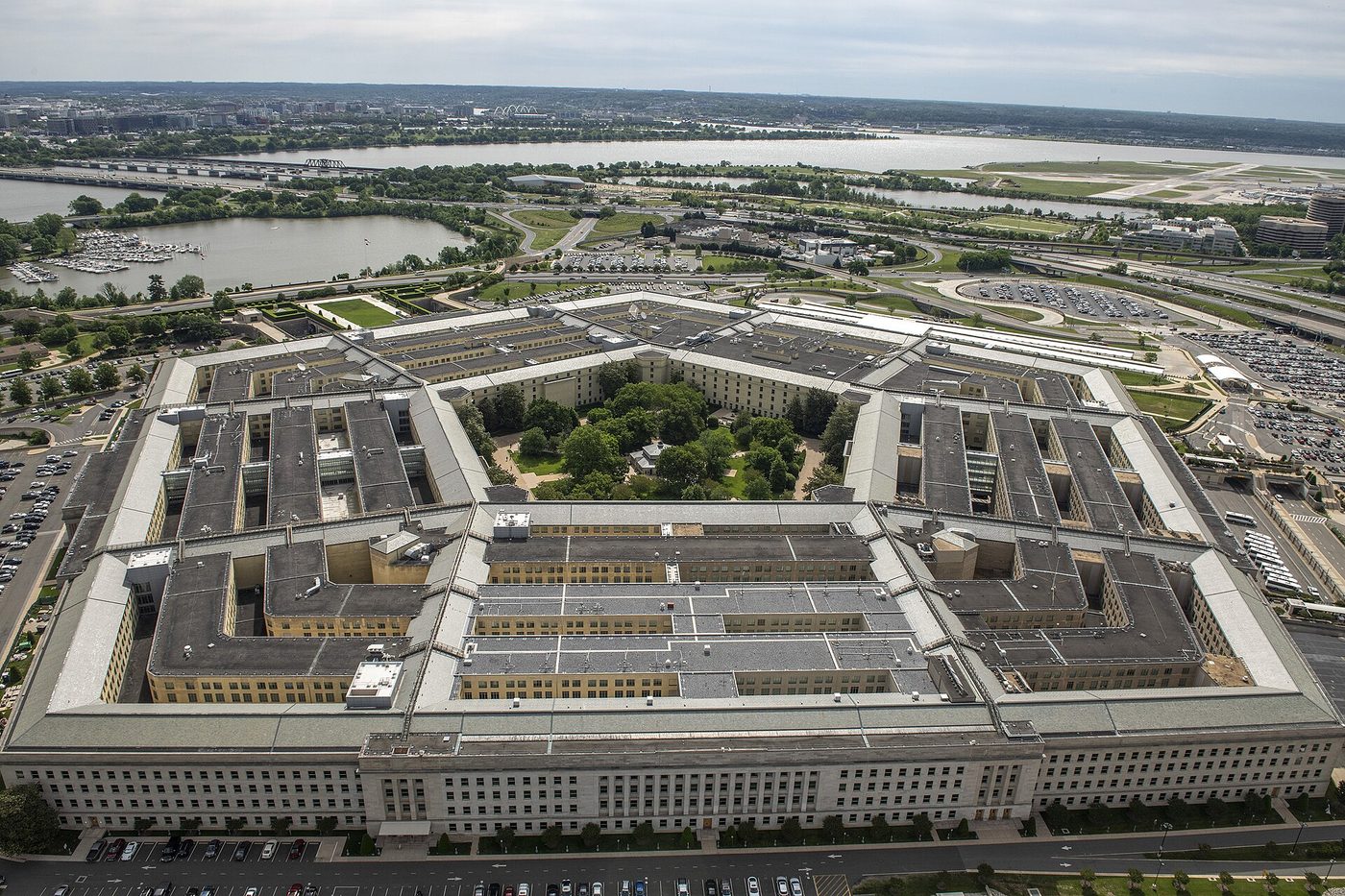 The Pentagon building seen from above