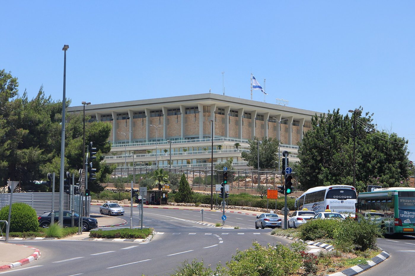 The Knesset building in Jerusalem