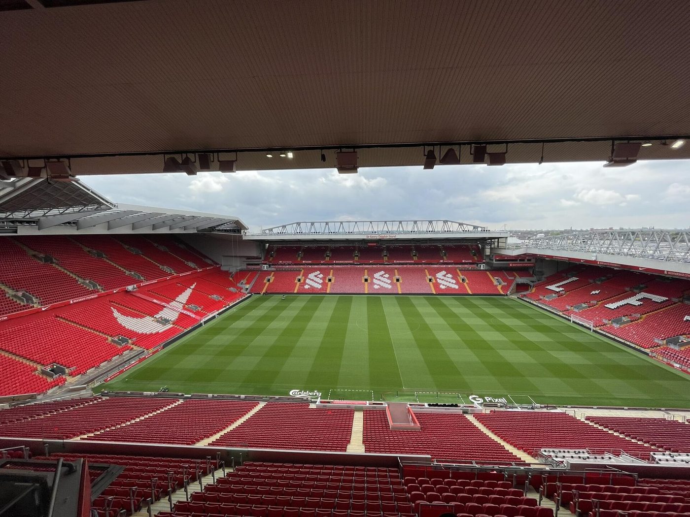 Anfield stadium in Liverpool
