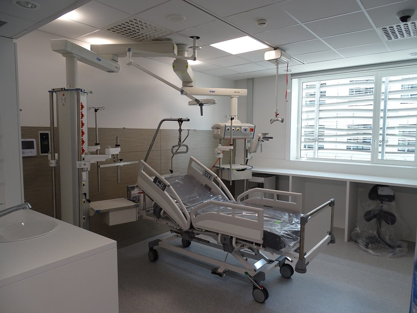 A hospital intensive care unit